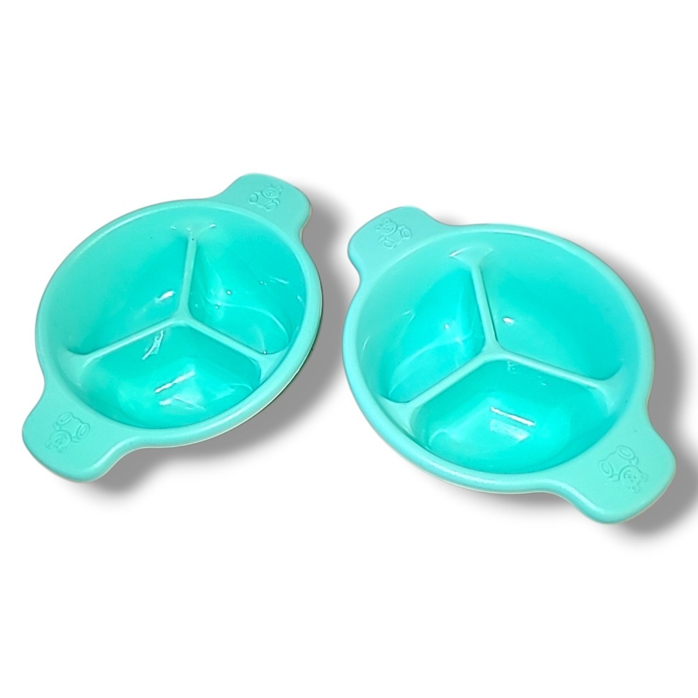 Vintage Little Tikes Tenderheart Baby Doll Feeding Bowls Set of 2‎